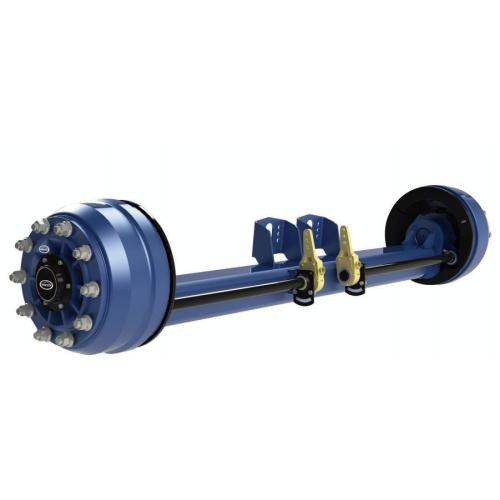 Concave spindle axle trailer